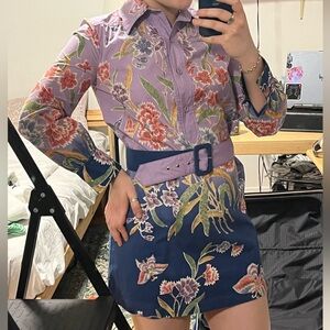 vintage vivienne tam floral dress